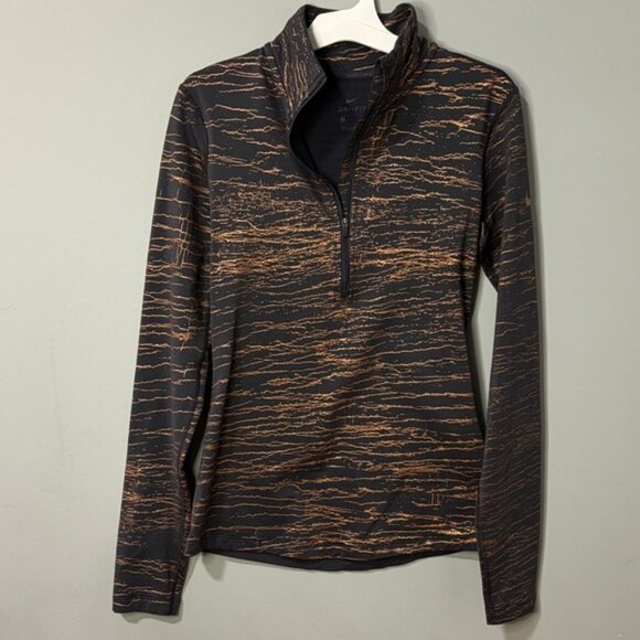 Nike Tops - Nike Grey and Bronze Long‎ Sleeve Top